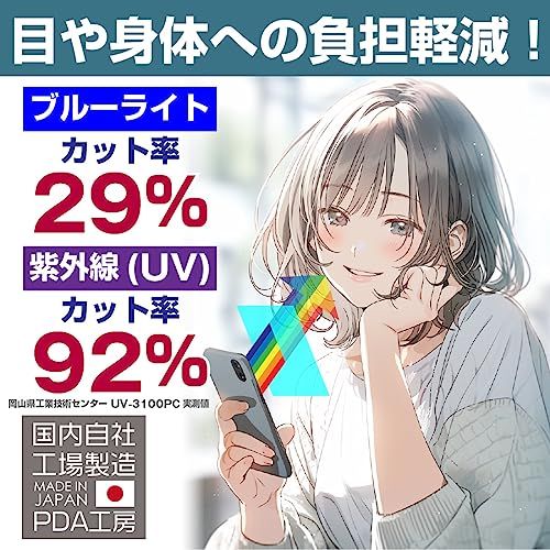 PDA工房 スバル レヴォーグ 2代目/クロストレック GU系/インプレッサ 6代目 GU系 11.6インチセンターインフォメーションディスプレイ 対応 9H高硬度[ブルーライトカット] 保護 フィルム 光沢 日本製ts 401df70b