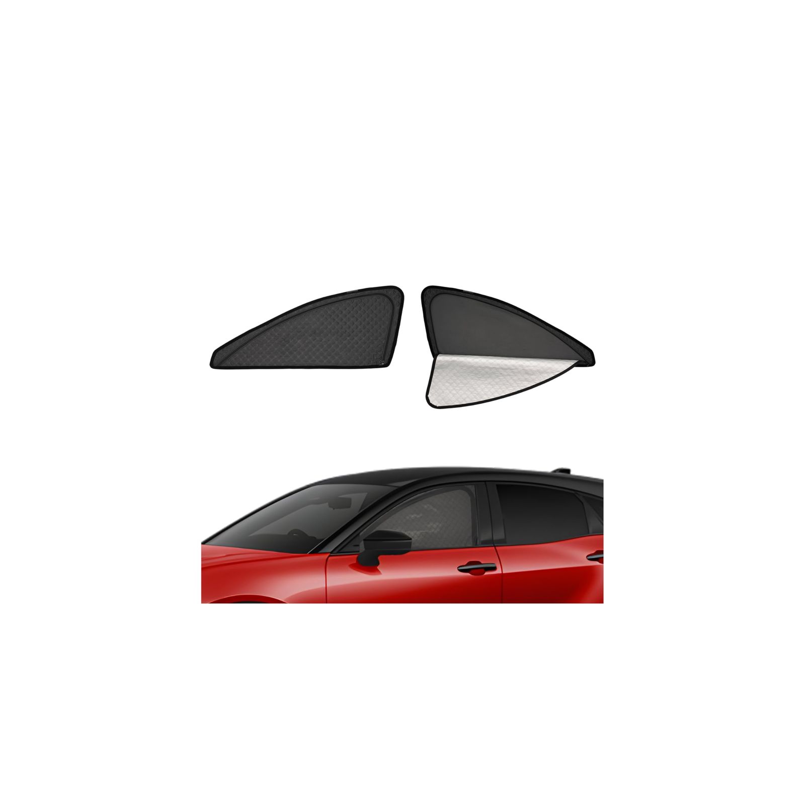 【2in1 サンシェード+カーテン 一体式】MWWM トヨタ クラウンスポーツ クラウンセダン サンシェード メッシュカーテン CROWN SPORT/SEDAN サイド用 カーシェード マグネット 換気 UVカット 防虫 運転席 助手席 遮 a56edcc8