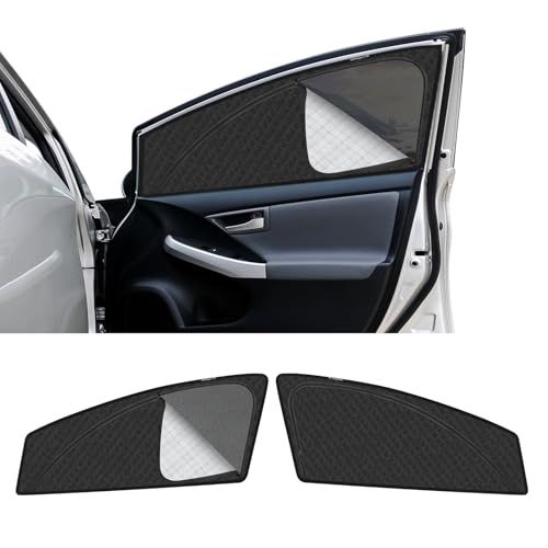 新型 プリウス 30系 専用 サンシェード マグネット式 サイド用 車種専用 2in1一体式 カーシェード PRIUS 30 ZVW30 ZVW35 メッシュカーテン 換気 断熱 日除け メッシュサンシェード 日焼け防止 UVカット 遮光カー 44c7f21e