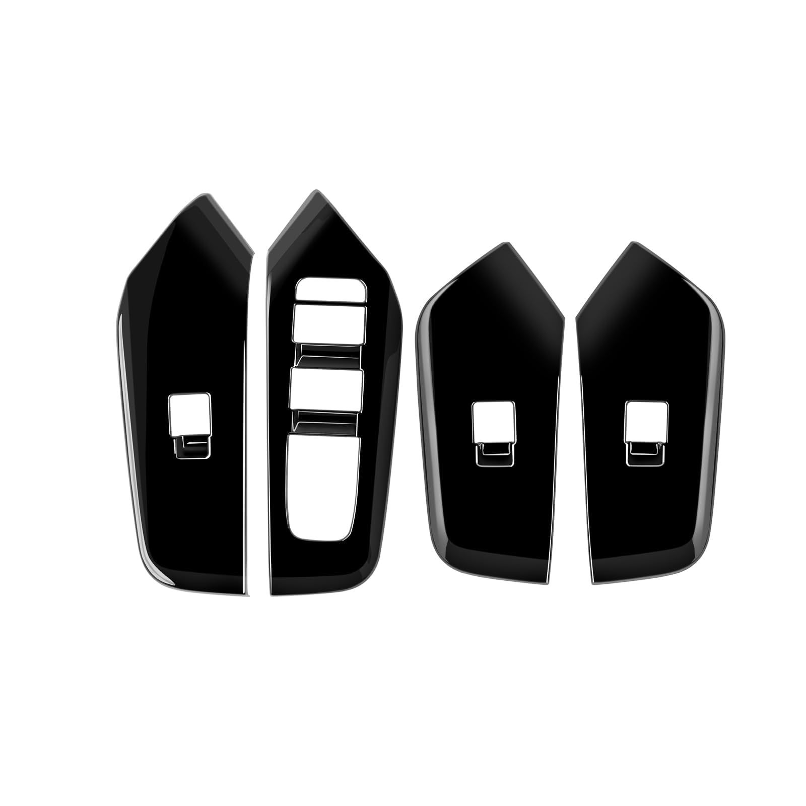 【GIKAKU】5代目 プリウス60系 アクセサリー ZVW60 ZVW65 MXWH60 MXWH65 新型プリウス60系アクセサリー パワーウィンドウスイッチパネル ドアパネルカバー インテリアパネル（ピアノブラック）ts cdcc1d12