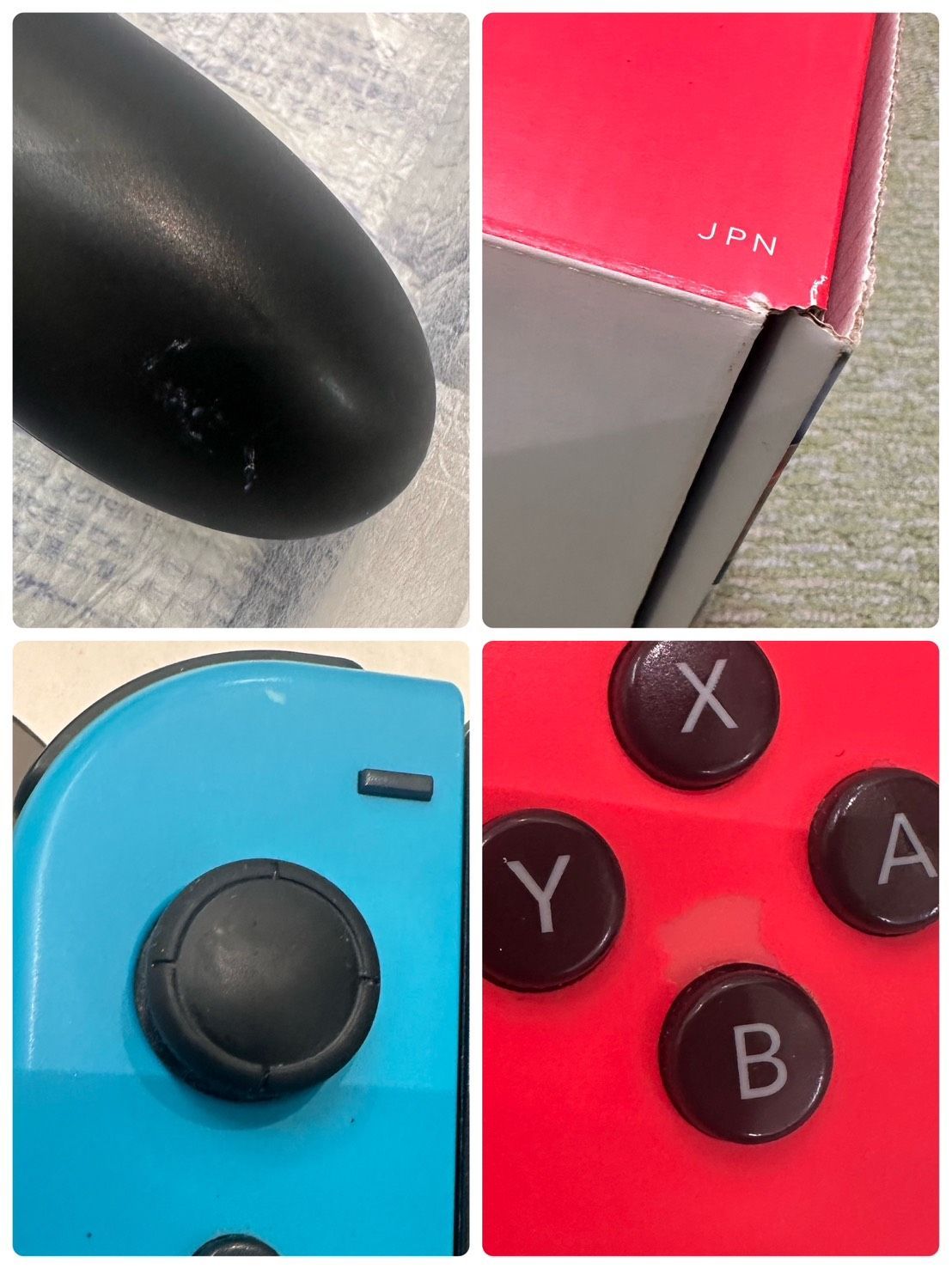 亘】Nintendo switch 本体 ニンテンドースイッチ 本体 ジョイコン赤青