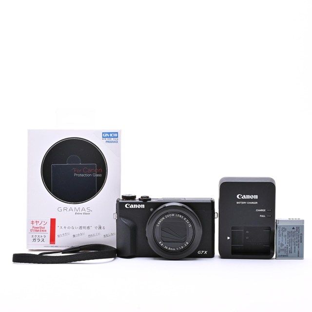 ＜美品＞ Canon PowerShot G7 X Mark III｜高級コンパクトデジタルカメラ｜動作良好｜外観新品同様｜光学良好｜レンズ枠にやや使用感あり｜液晶保護ガラス付属｜安心の美品 98,879円