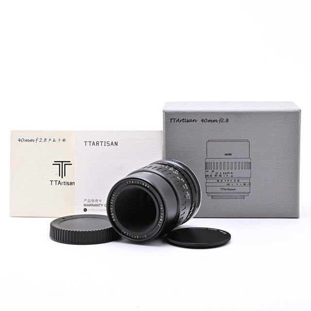 ＜美品＞ TTArtisan 40mm F2.8 MACRO Zマウント｜APS-C対応単焦点マクロレンズ｜動作良好｜外観極上美品｜光学良好｜付属品完備｜安心の高コンディション