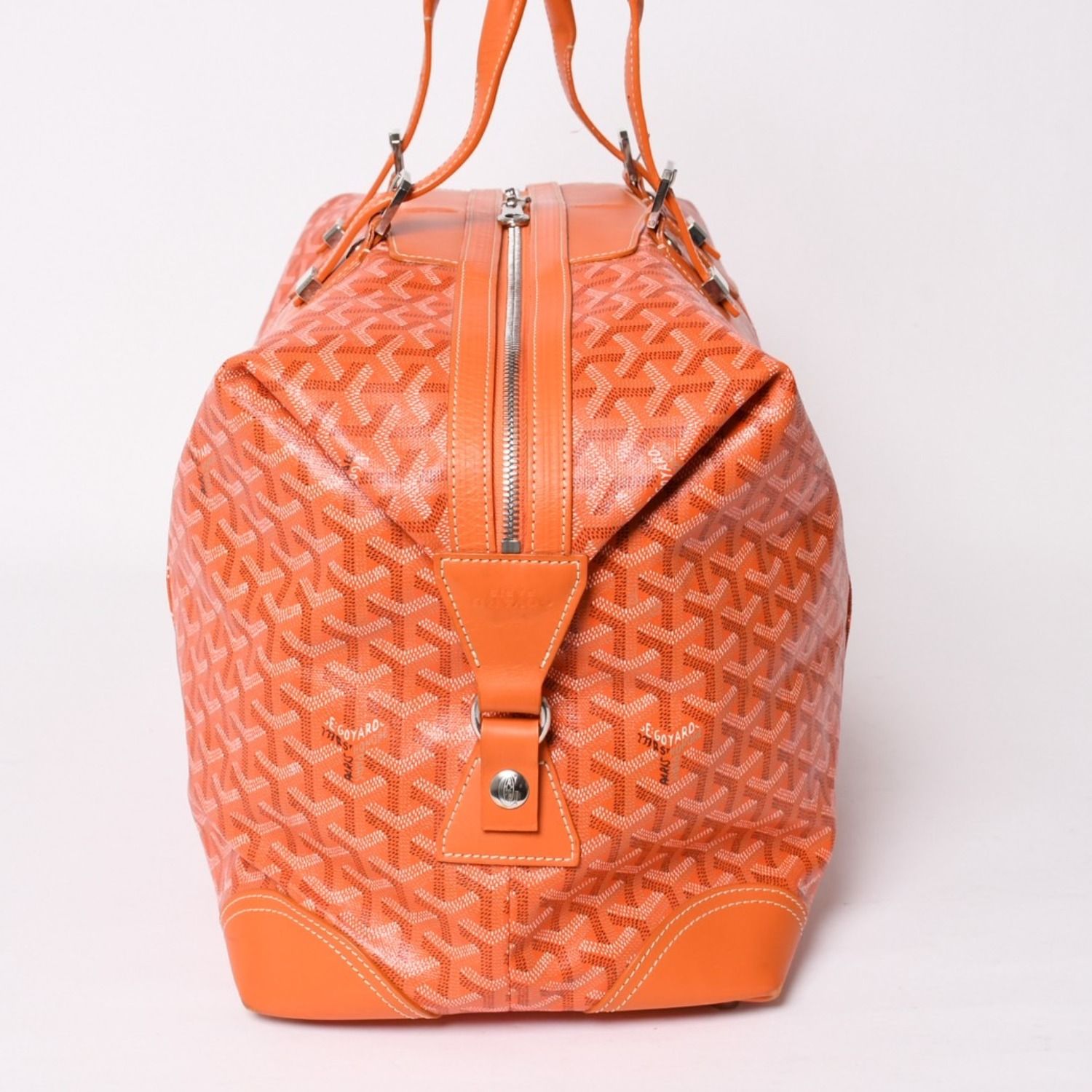 極美品 GOYARD ゴヤール ボストンバッグ バックボーイング45 オレンジ