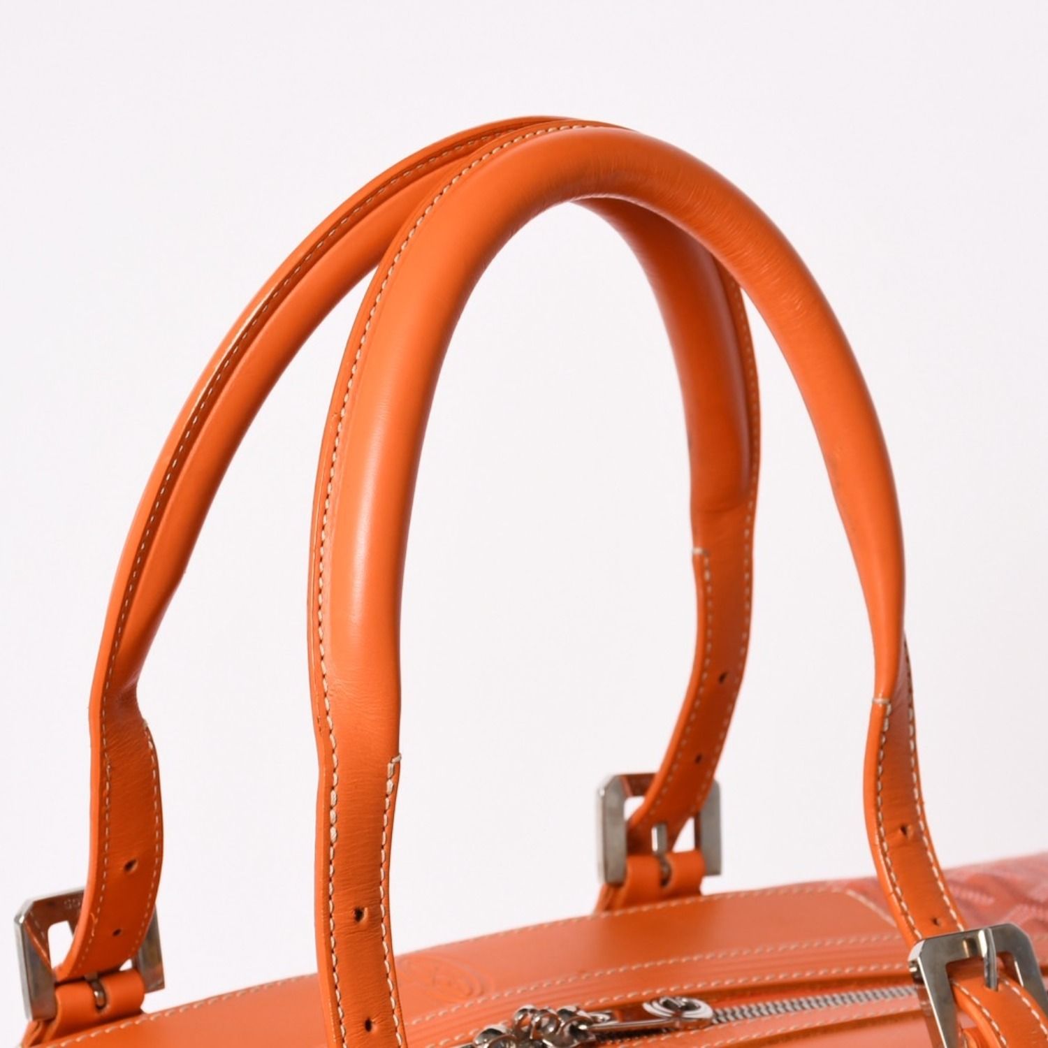 極美品 GOYARD ゴヤール ボストンバッグ バックボーイング45 オレンジ