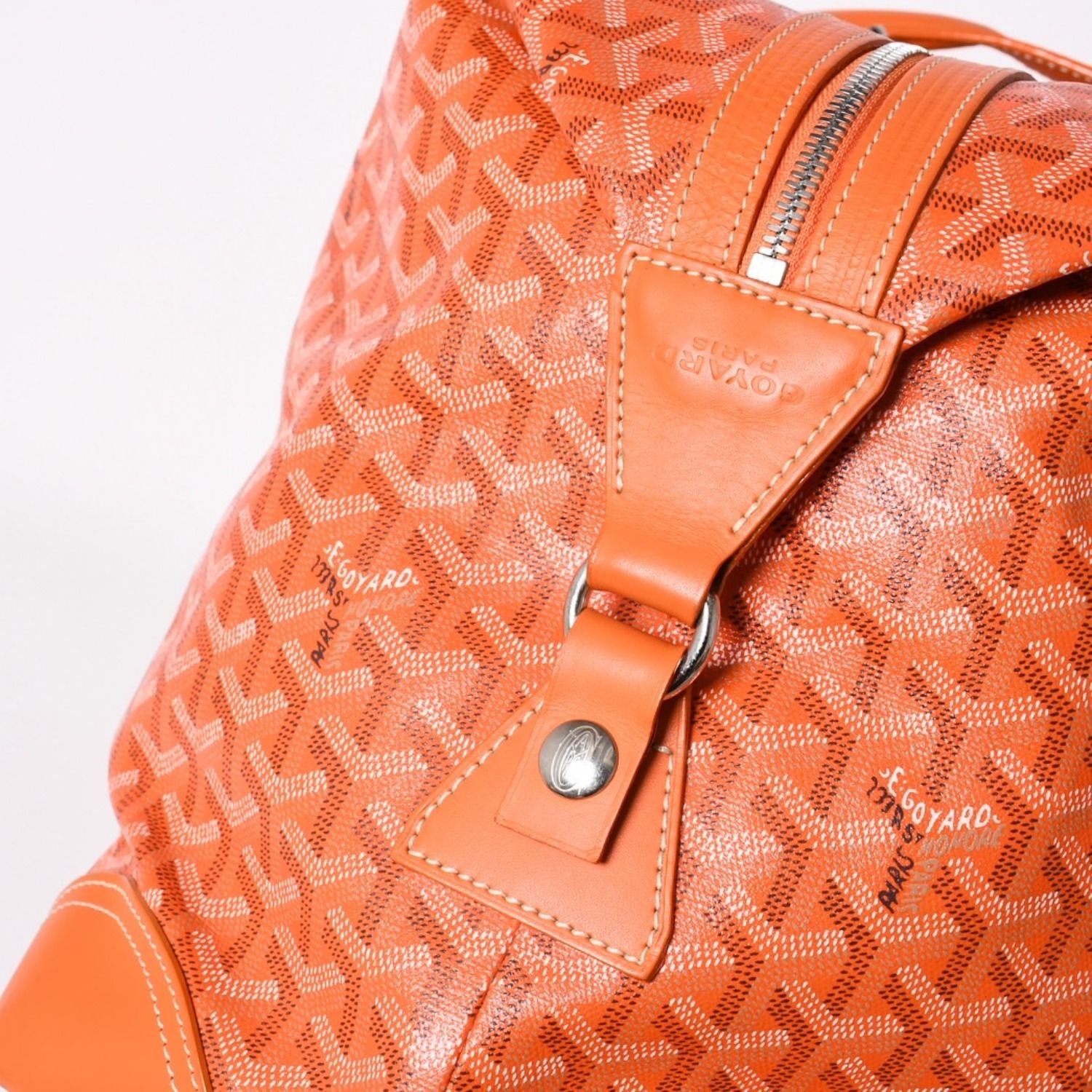 極美品 GOYARD ゴヤール ボストンバッグ バックボーイング45 オレンジ