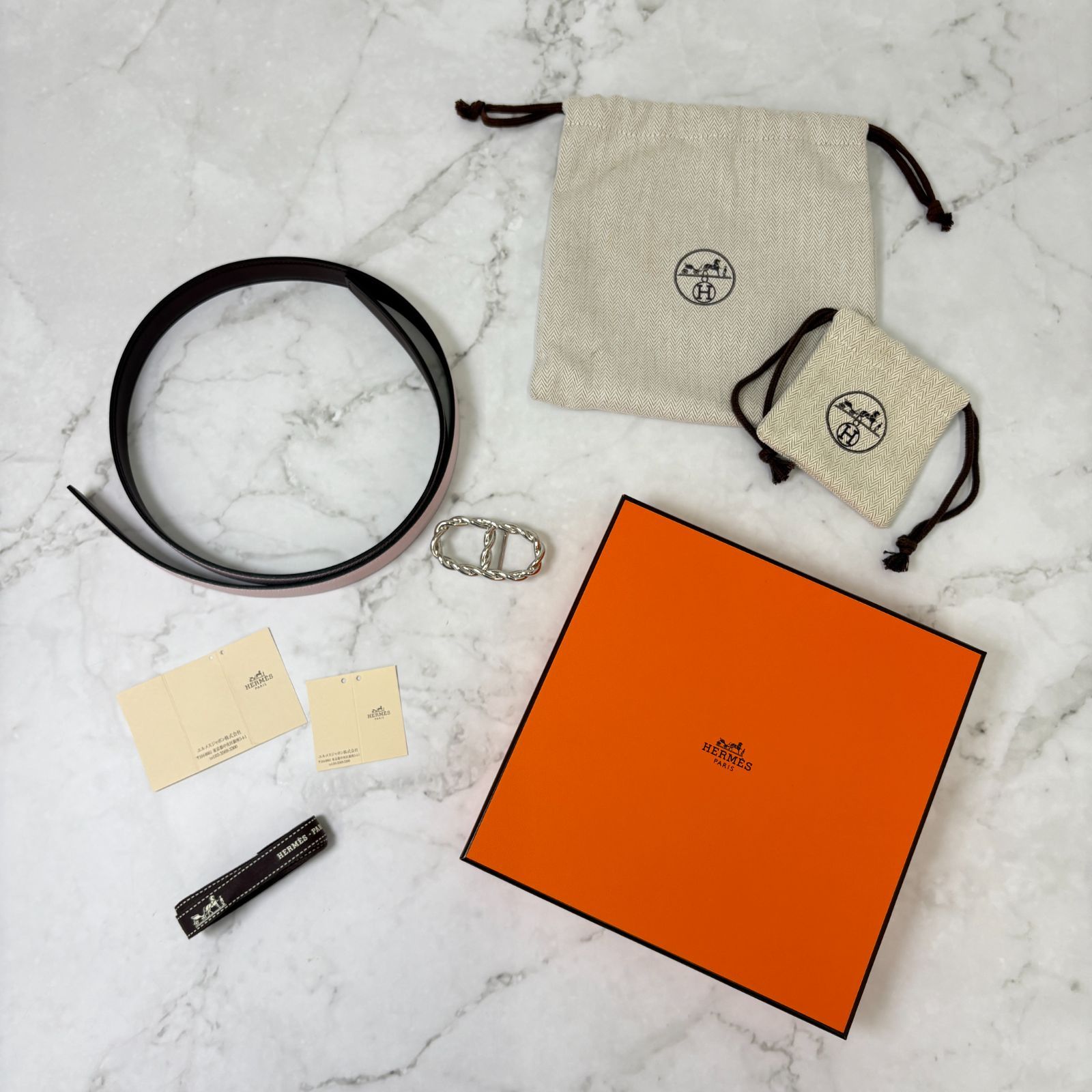 鑑定済み【 極美品 】エルメス ベルトバックル《 マイヨン トルサド 