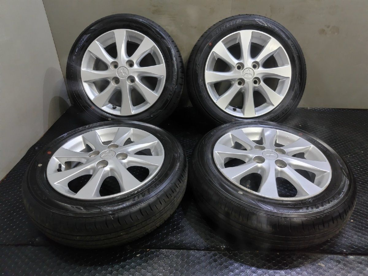 【DL EC300+ 155/65R14】夏タイヤ【三菱 EKワゴン 純正ホイール 14インチ 4.5J4HPCD100+46】23年製 バリ溝 EKスペースにも　(VTO384)