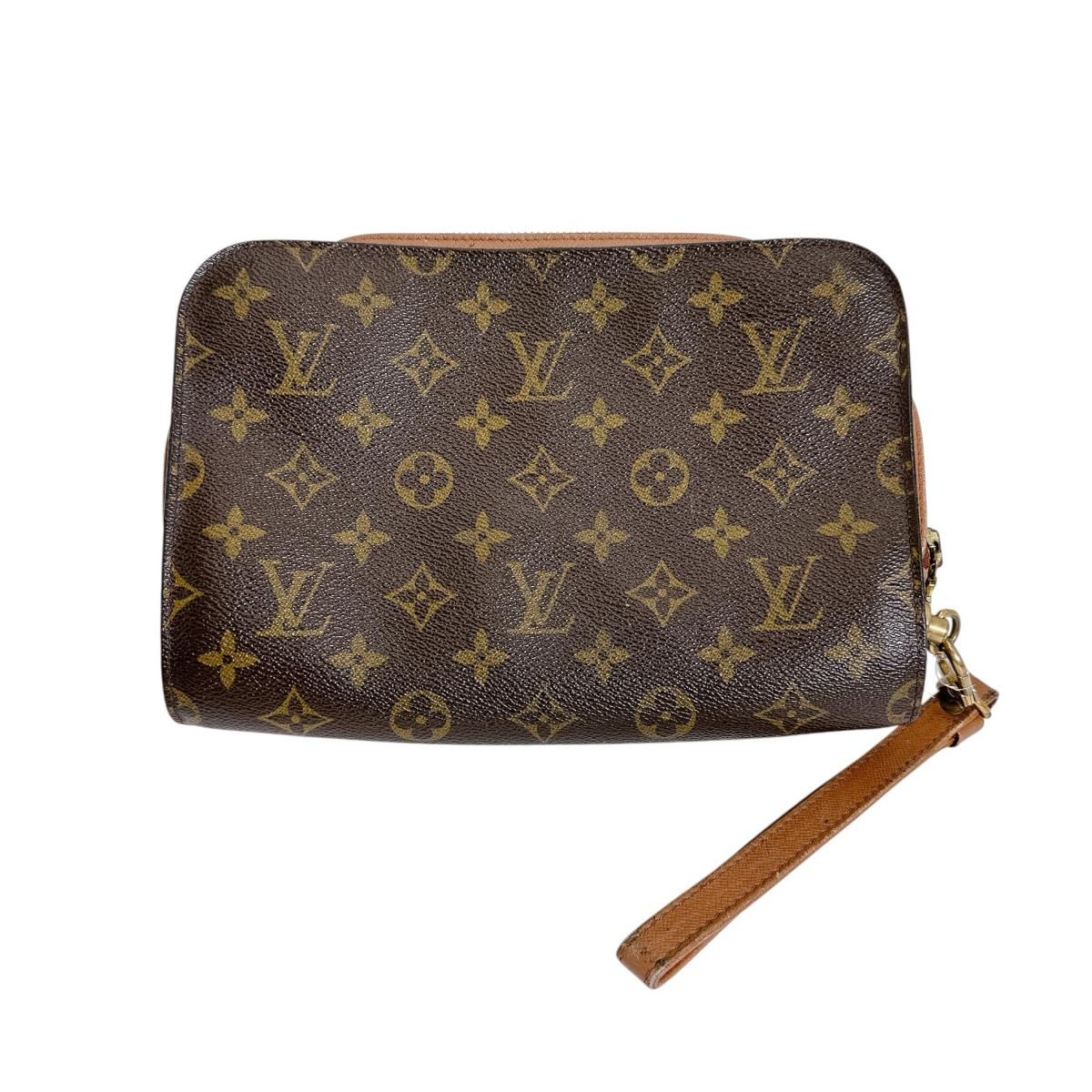 ルイヴィトン M51790 モノグラム クラッチバッグ ファスナー セカンドバッグ LOUIS VUITTON ブラウン 10,952円
