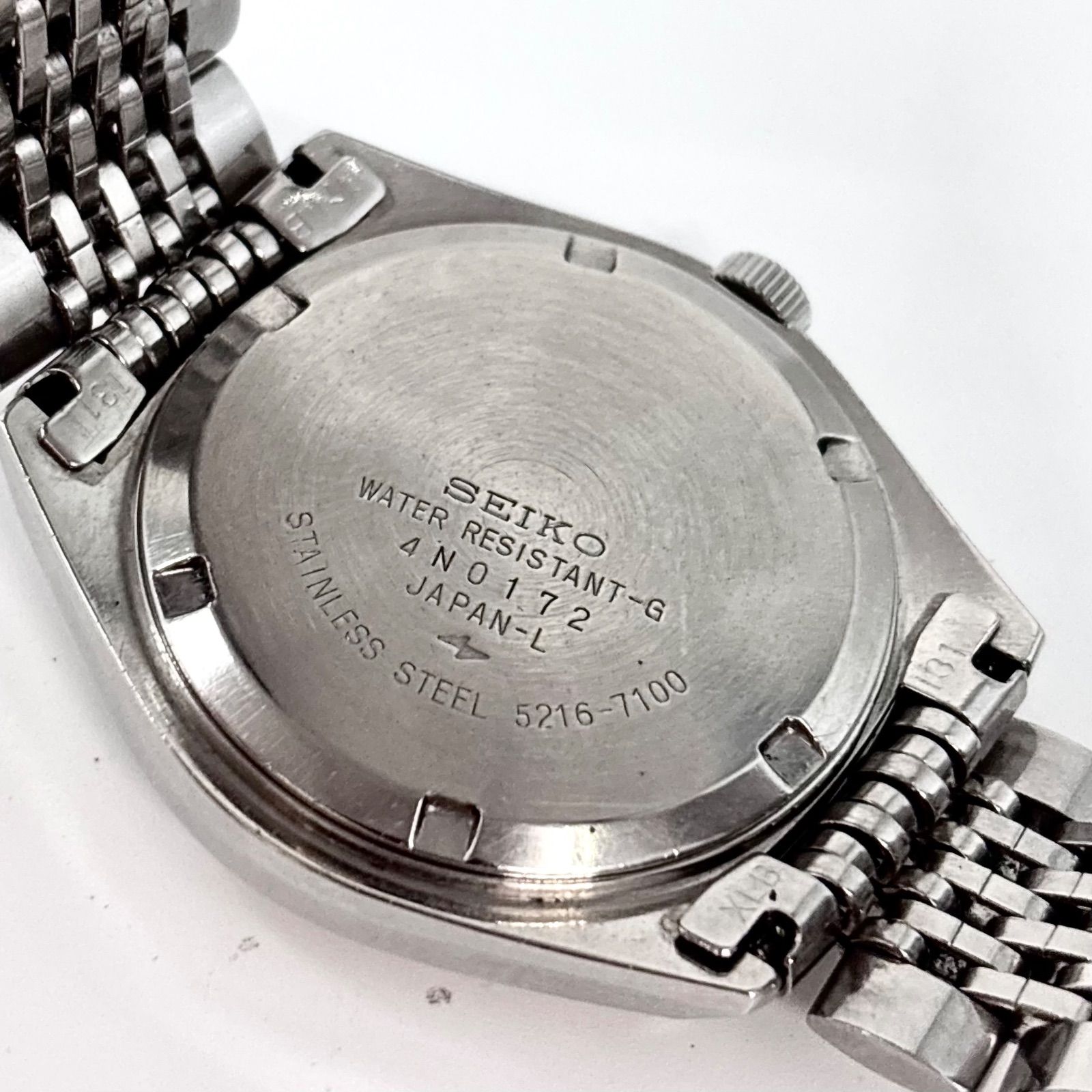 【稼働/純正ブレス】SEIKO/セイコー LM Special/ロードマチック スペシャル 腕時計 自動巻き/AT デイデイト 25石 絹目/変わり文字盤 1974年11月製造 japan vintage