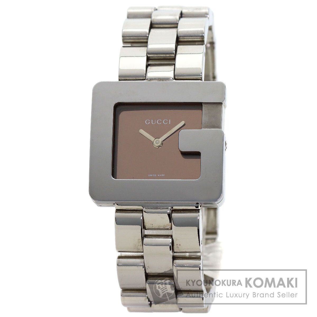 GUCCI グッチ 3600J G スクエア ミラー 腕時計 SS SS ボーイズ [中古