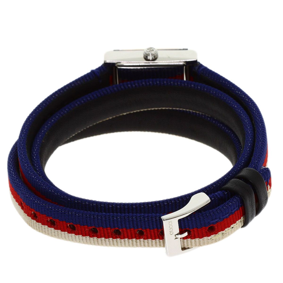 GUCCI グッチ 147.5 Gフレーム レクタンギュラー 腕時計 SS 革x 