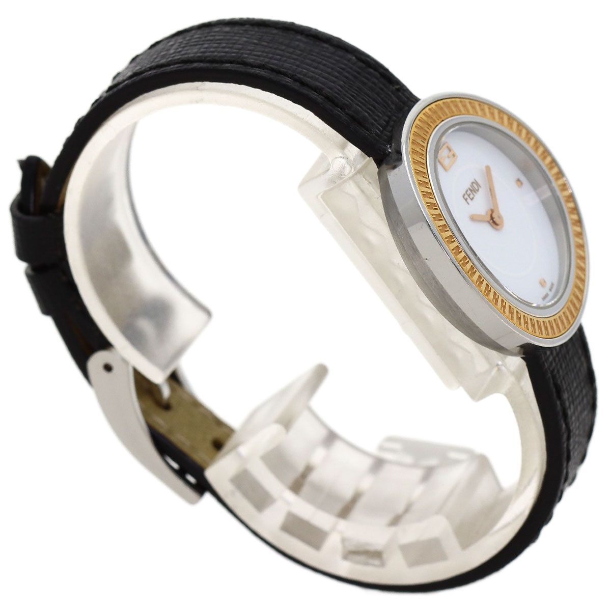 FENDI フェンディ 35000S マイウェイ 腕時計 SS 革 レディース [中古
