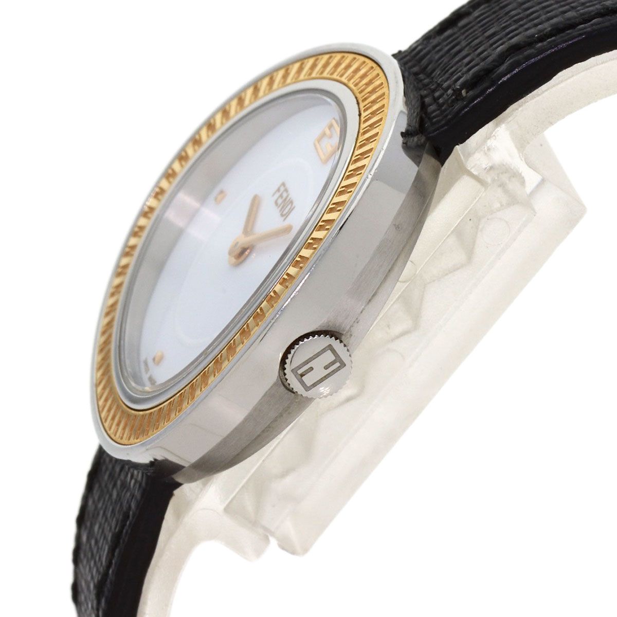 FENDI フェンディ 35000S マイウェイ 腕時計 SS 革 レディース [中古