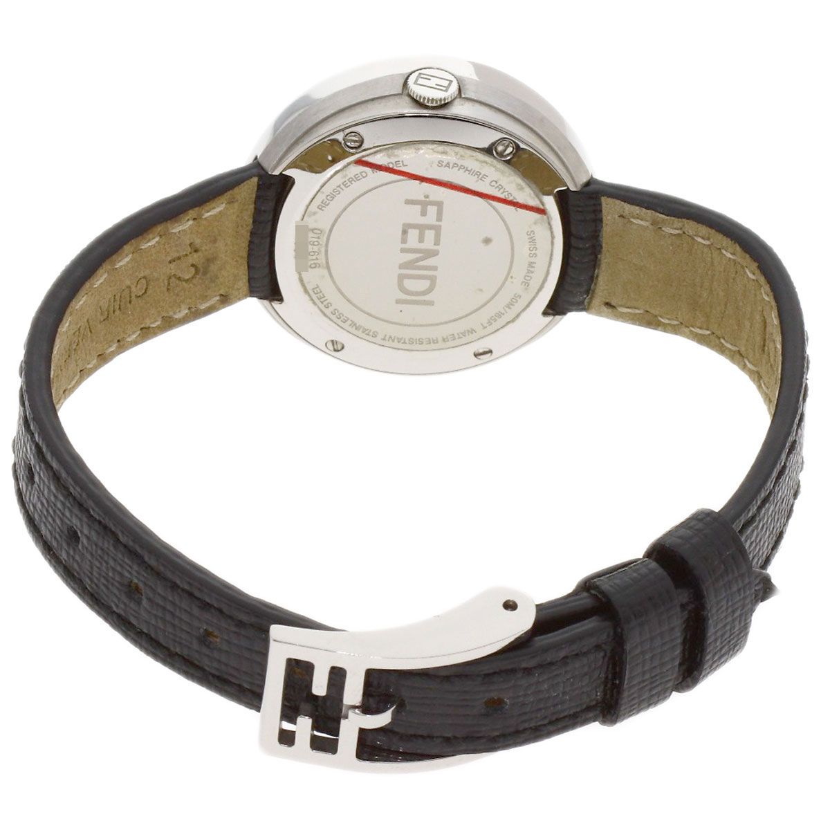 FENDI フェンディ 35000S マイウェイ 腕時計 SS 革 レディース [中古
