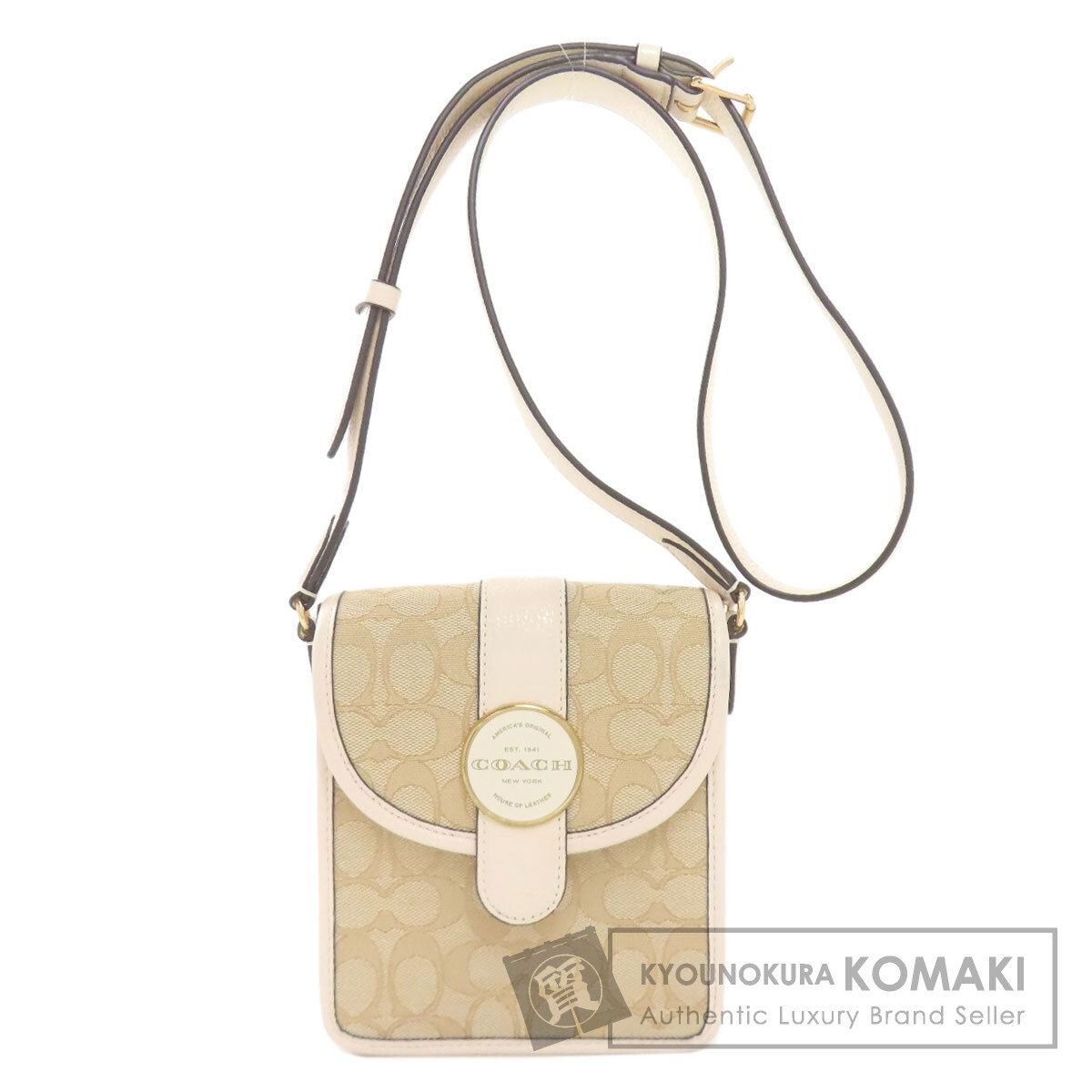 COACH コーチ C8321 シグネチャー ショルダーバッグ キャンバス 