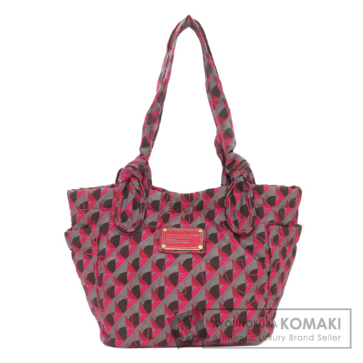 MARC JACOBS マーク・ジェイコブス ロゴ トートバッグ ナイロン レディース [中古]
