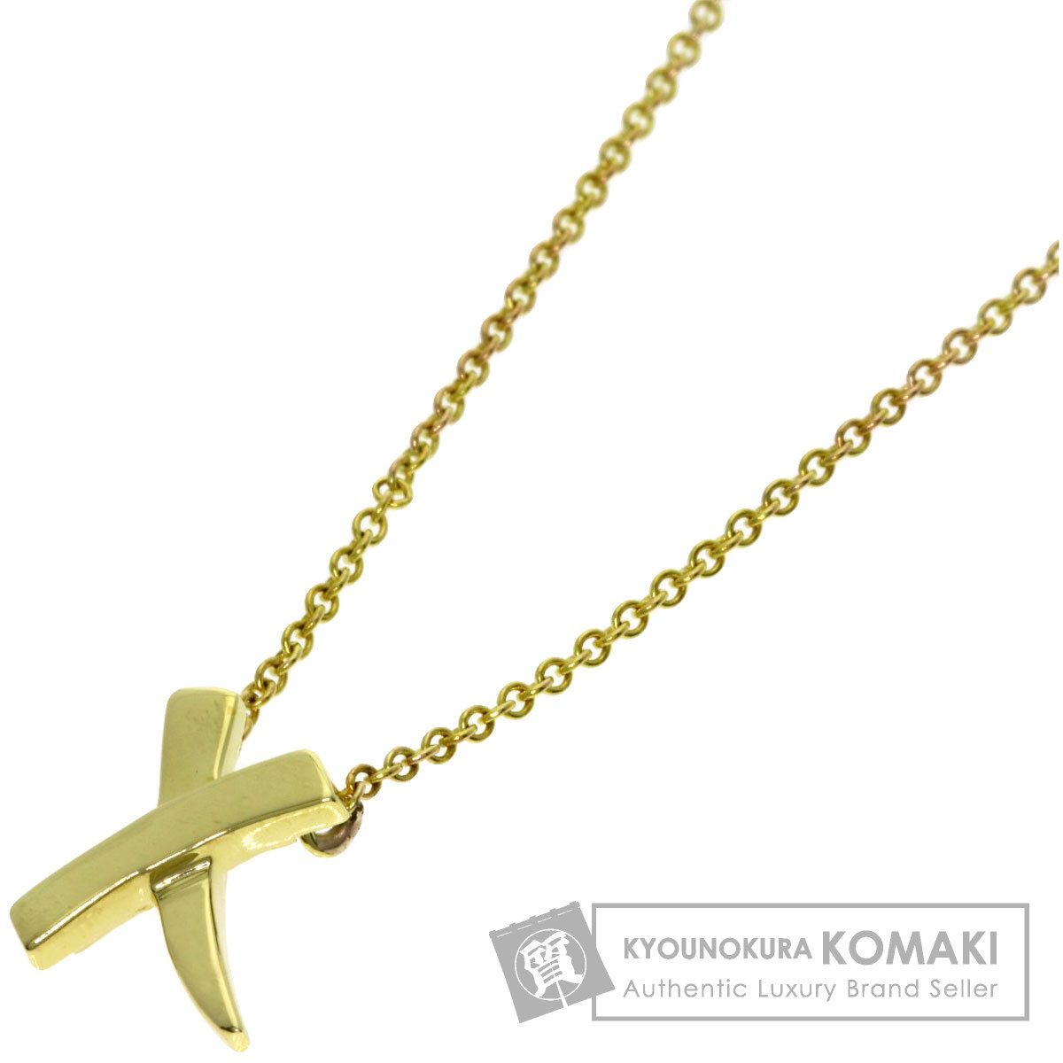 TIFFANY&Co. ティファニー グラフィティ X ネックレス K18YG レディース [中古]