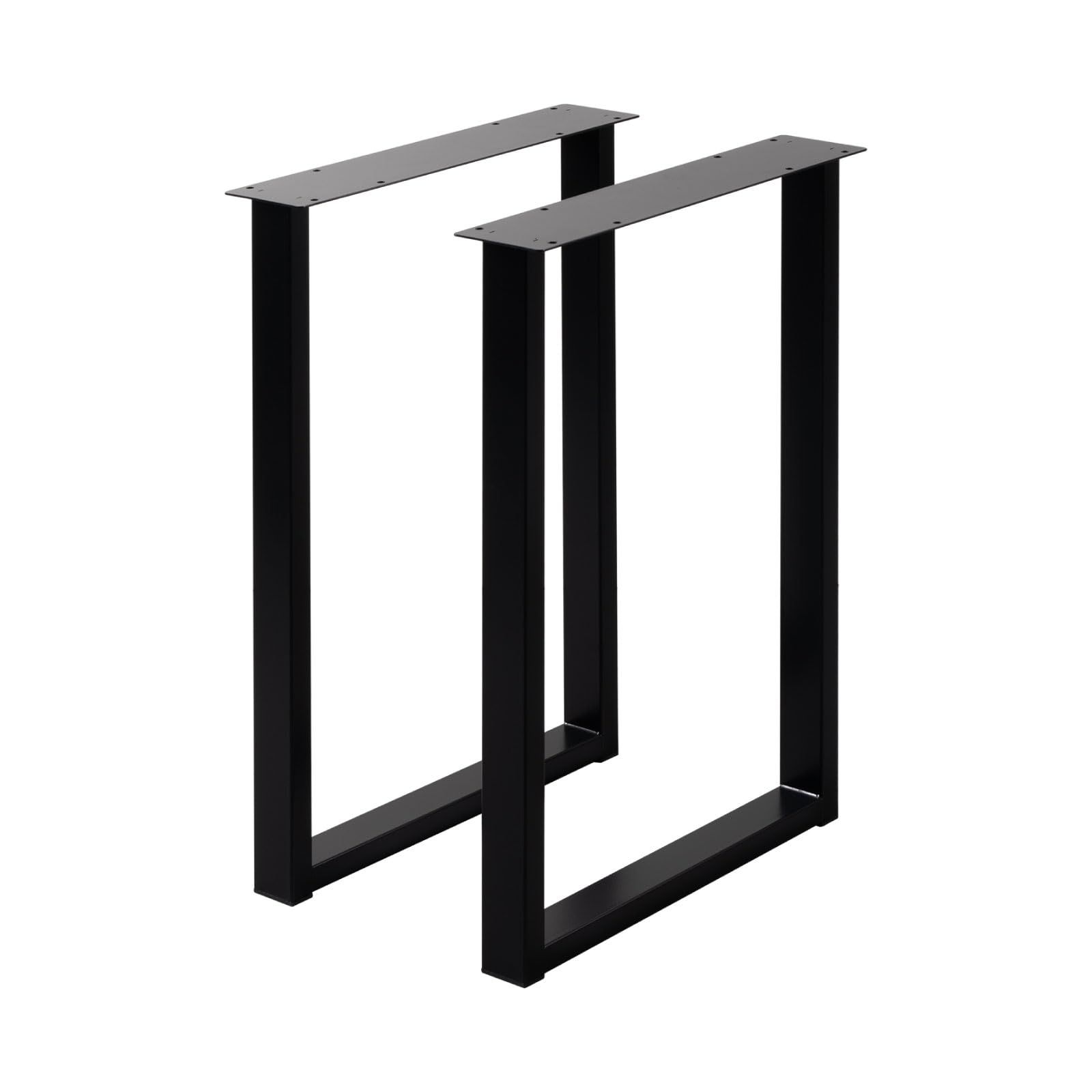 ☆新品☆【頂点看板 】テーブル 脚 机 デスク 足 スタンド あし diy ダイニング W45XH67.5XD10cm 2本1組 ブラック 口型 スチール ハイタイプ hdt-2s-high-bk