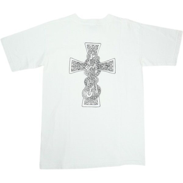 Size【M】 CHROME HEARTS クロム・ハーツ T-BAR CELTIC CROSS S/S TEE WHITE Tシャツ オールド 白 【中古品-良い】 30011108