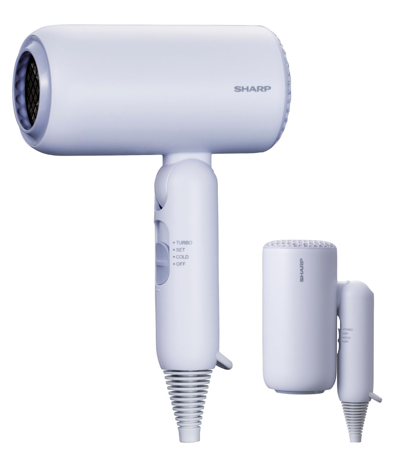 シャープ ヘアドライヤー IB-P300-V ディンプルフロー 速乾 さらさら髪 マイナスイオン UVケア コンパクト収納 パープル色t 94c15056