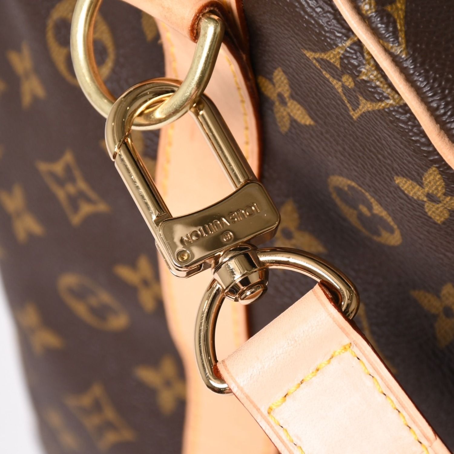 新品同様 LOUIS VUITTON ルイヴィトン モノグラム キーポルバンド