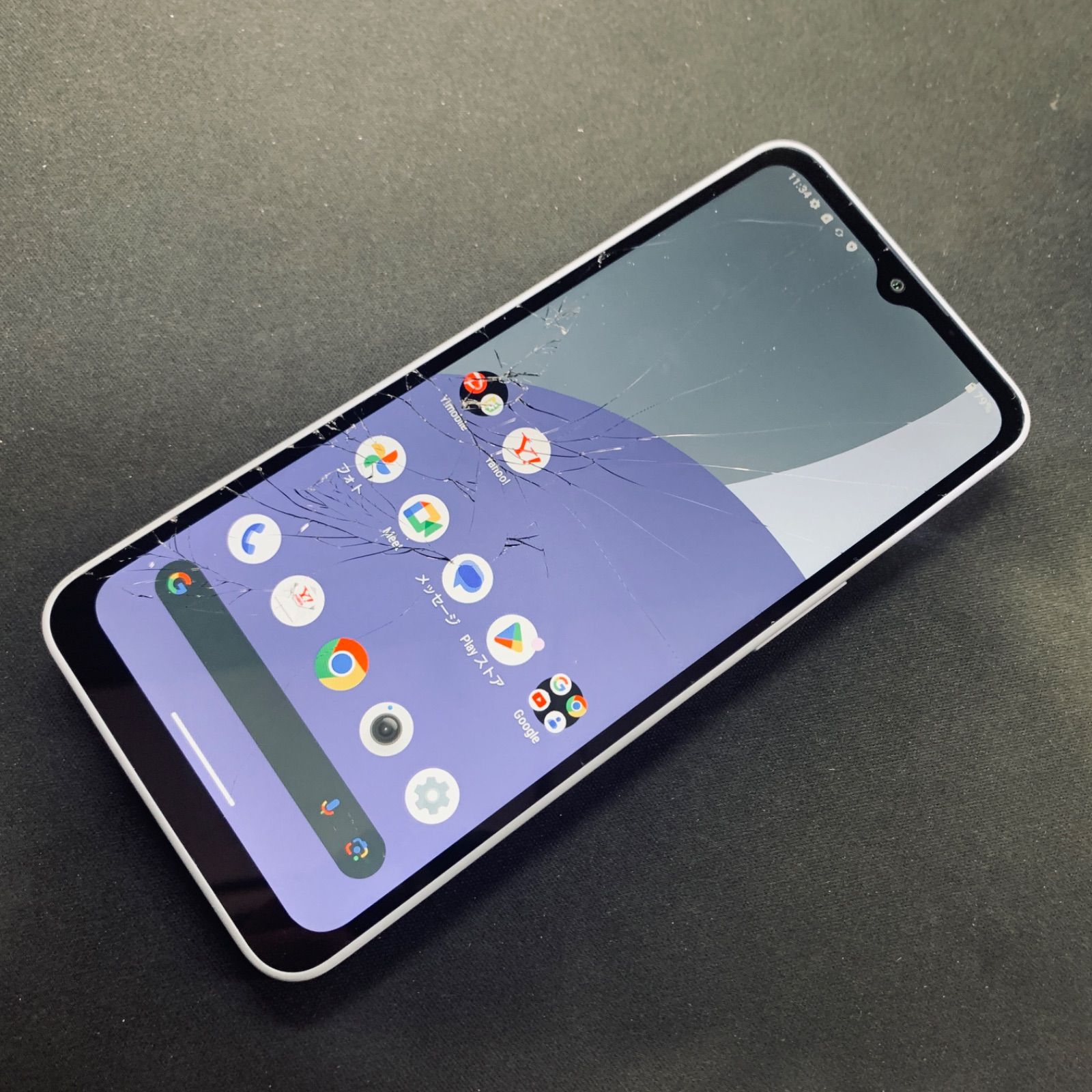 【訳あり品】AQUOS wish4 Softbank 64GB A402SH ブルー