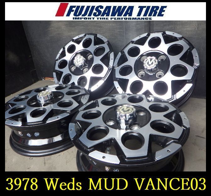 【3978】B▲送料無料▲Weds MUD VANCE 03 ホイール▲12x4.0B 4穴 PCD100 +42▲4本 26103699