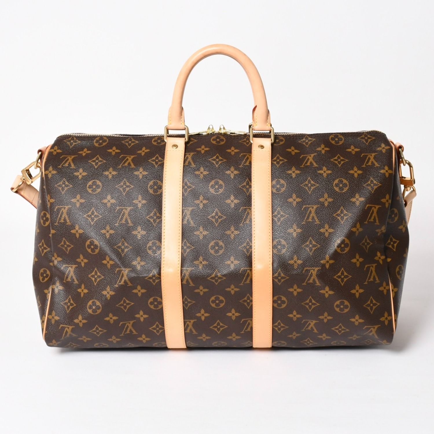 新品同様 LOUIS VUITTON ルイヴィトン ボストンバッグ キーポルバンド