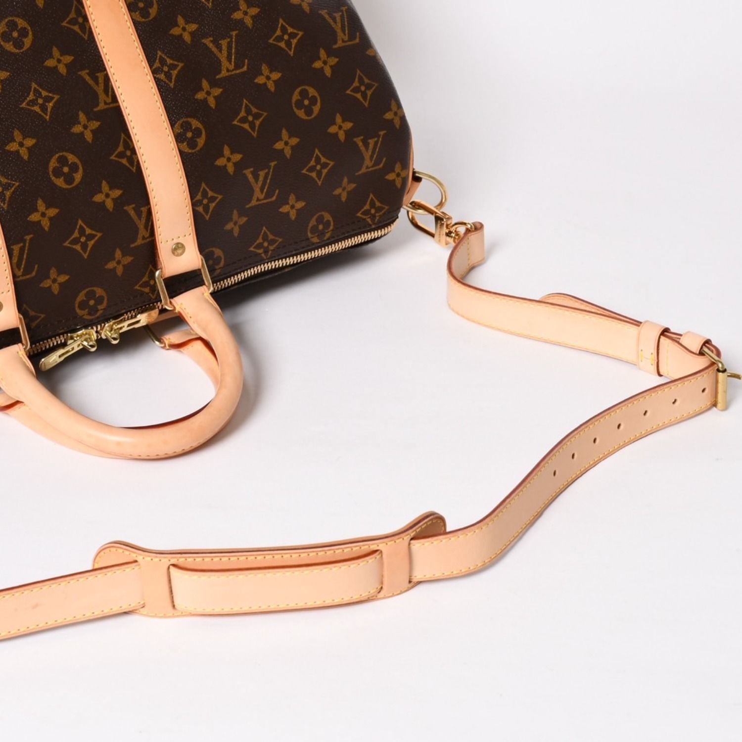 新品同様 LOUIS VUITTON ルイヴィトン ボストンバッグ キーポルバンド