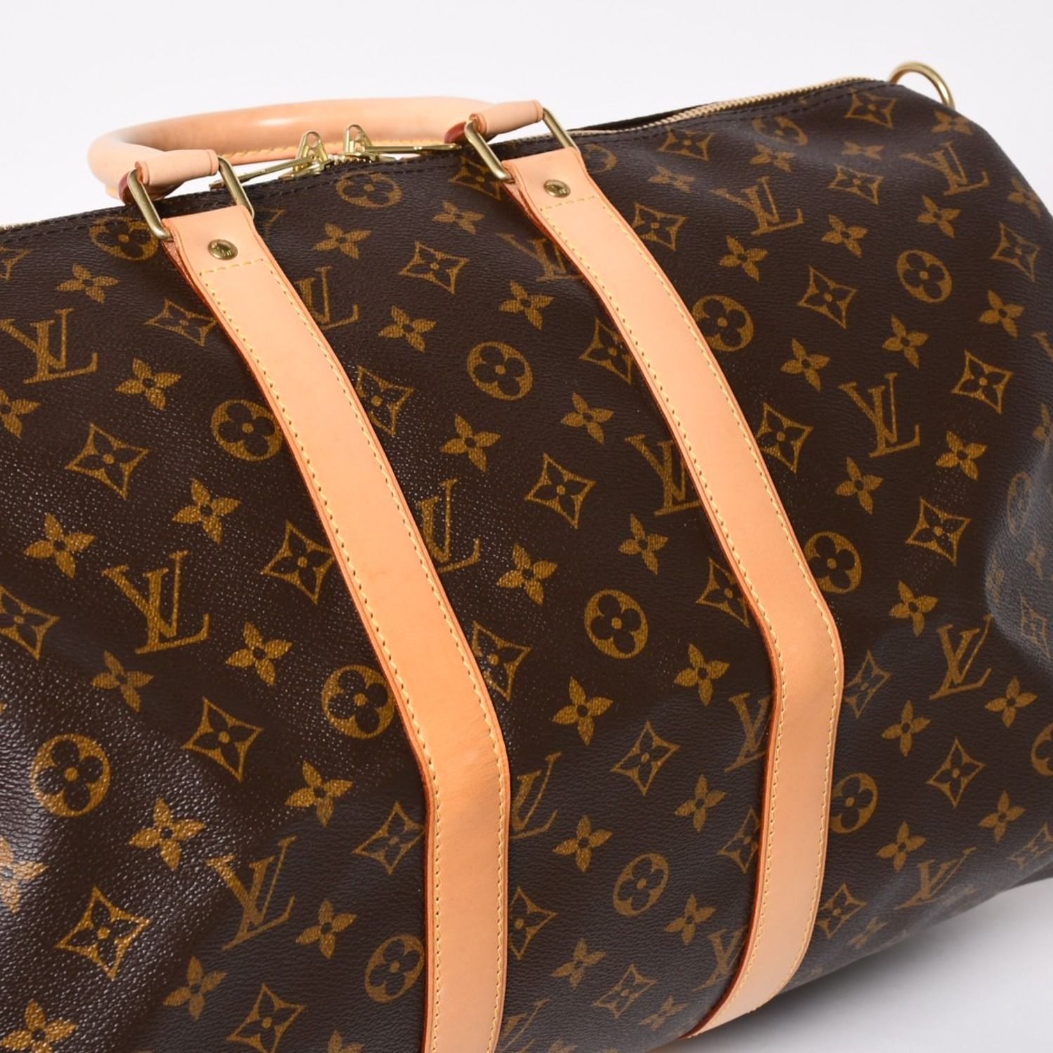新品同様 LOUIS VUITTON ルイヴィトン ボストンバッグ キーポルバンド