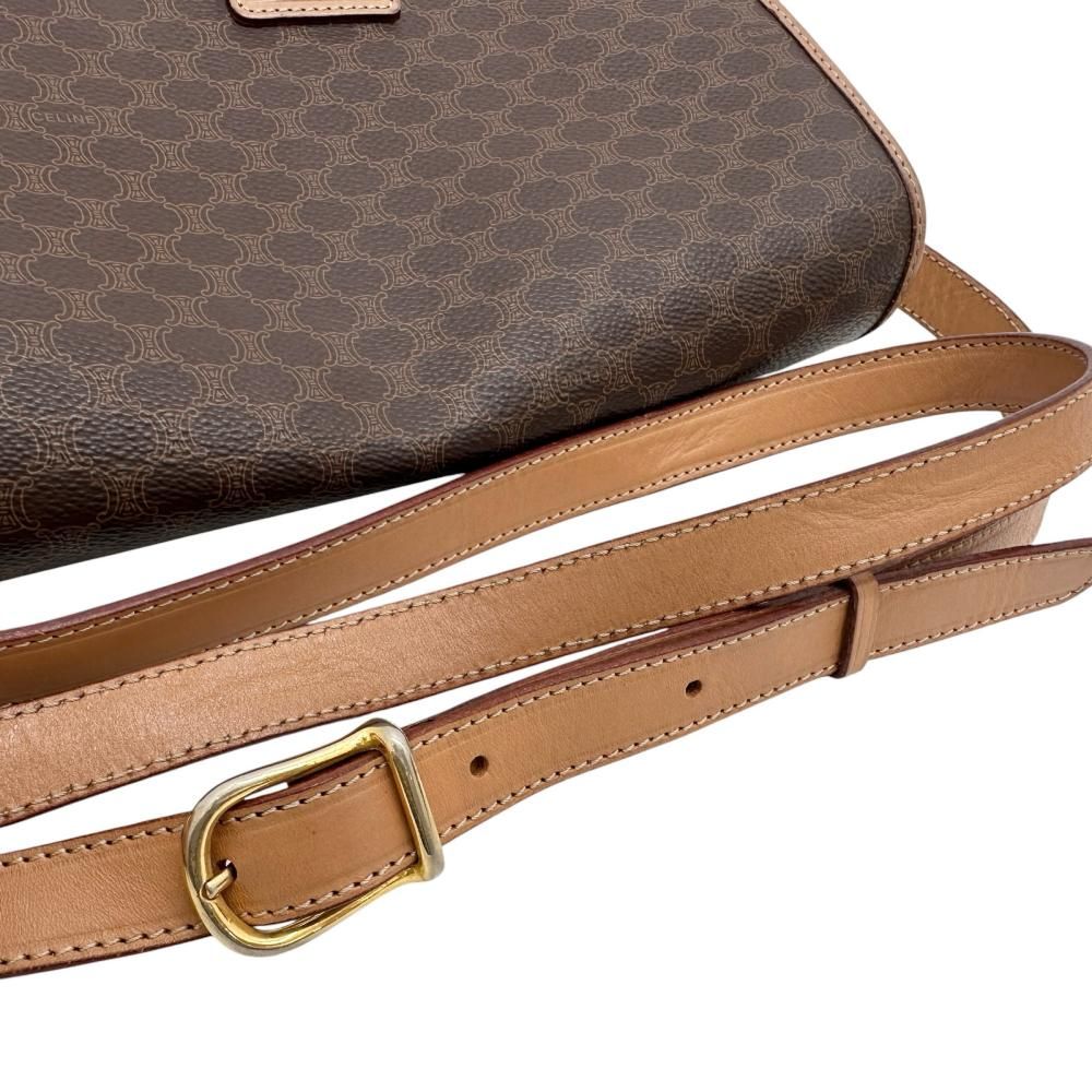 CELINE/セリーヌ】ショルダーバッグ PVCコーティングキャンバス/レザー