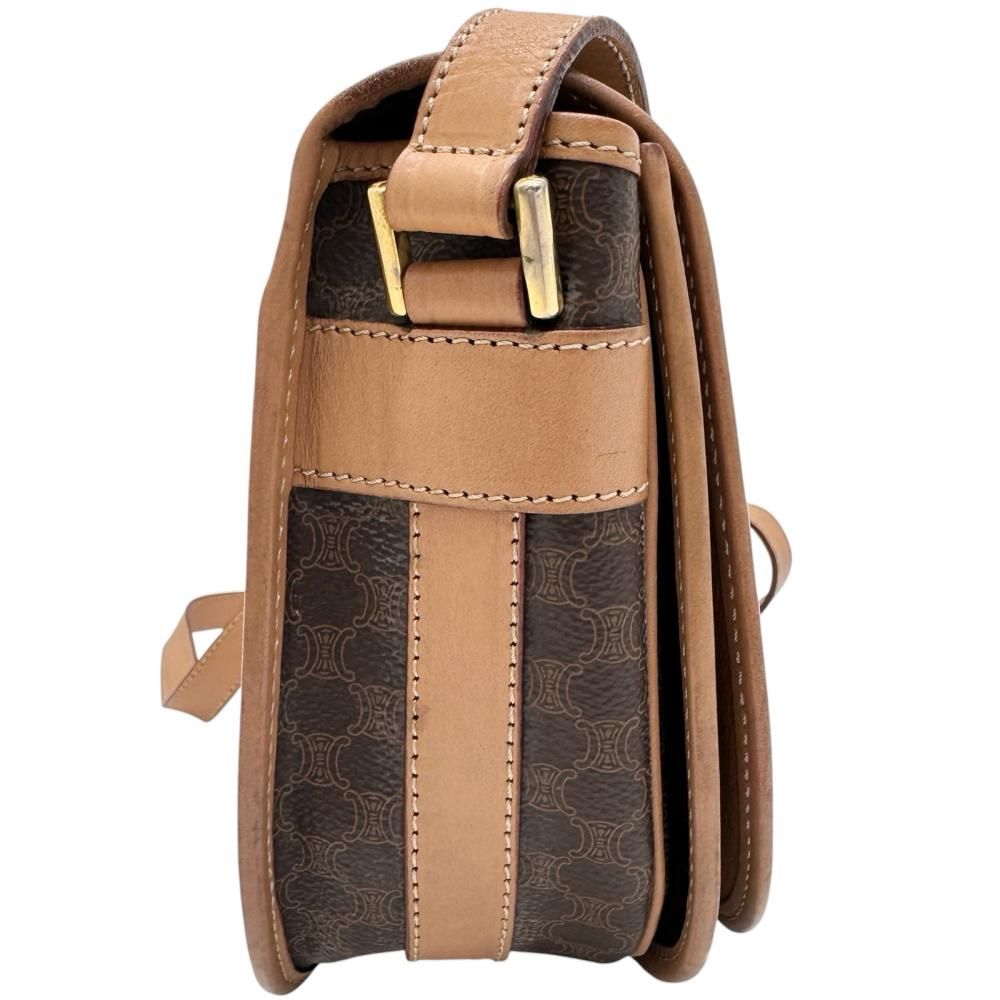 CELINE/セリーヌ】ショルダーバッグ PVCコーティングキャンバス/レザー