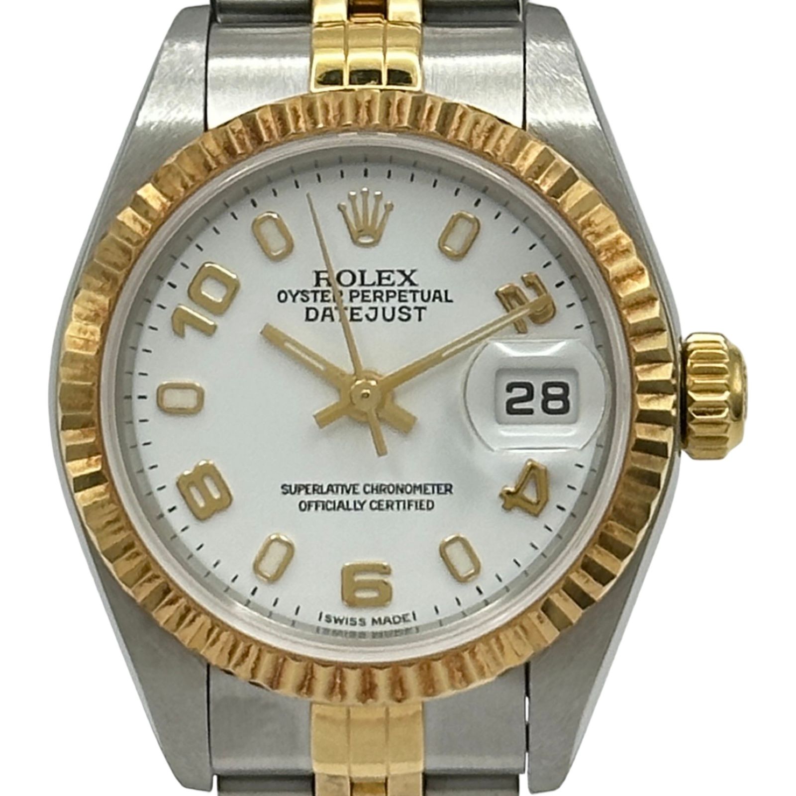 ロレックス ROLEX デイトジャスト 79173 ホワイト ゴールド/ステンレススチール 自動巻き レディース 腕時計