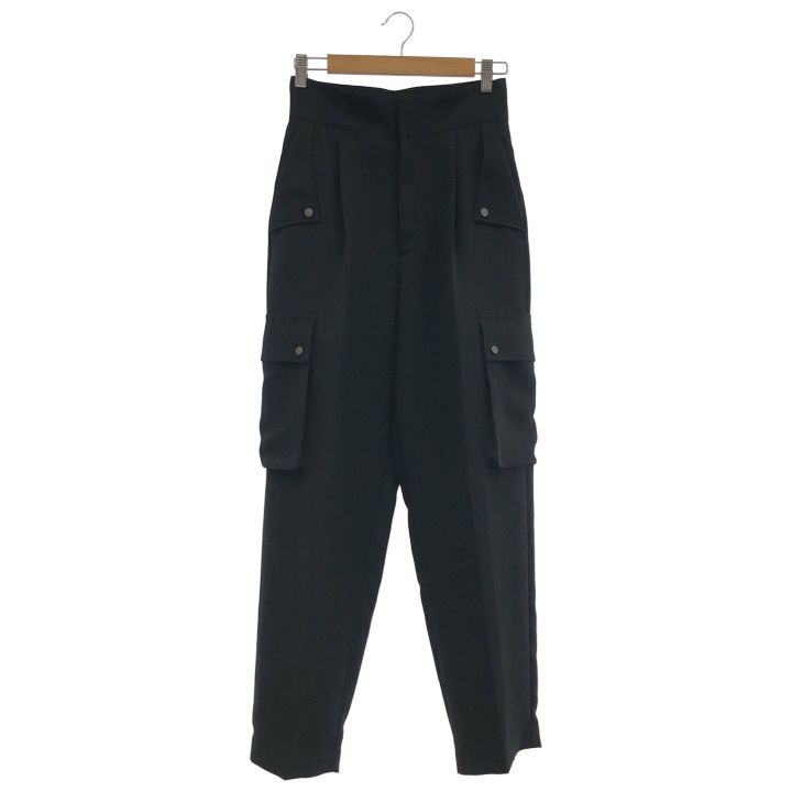 JOURNAL STANDARD L’essage (ジャーナルスタンダードレサージュ) バックサテンカーゴパンツ 23030370215020 ブラック 36