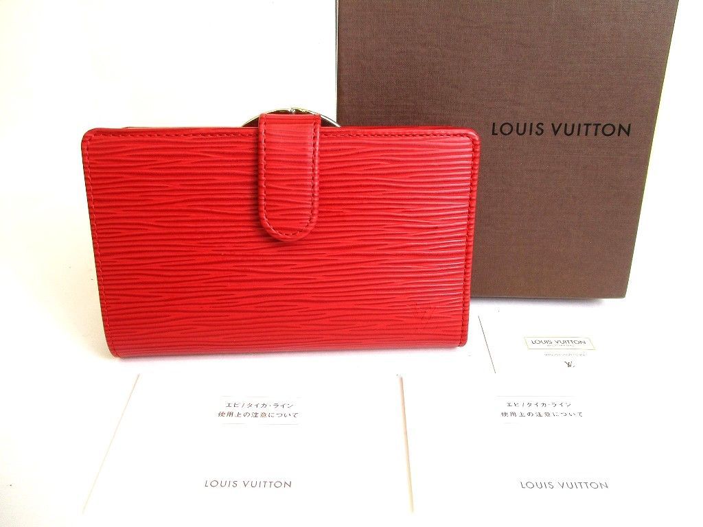 ルイヴィトン LOUIS VUITTON エピ シルバー金具 ポルトフォイユ ヴィエノワ 2つ折り 財布 コンパクト財布 【未使用保管品】