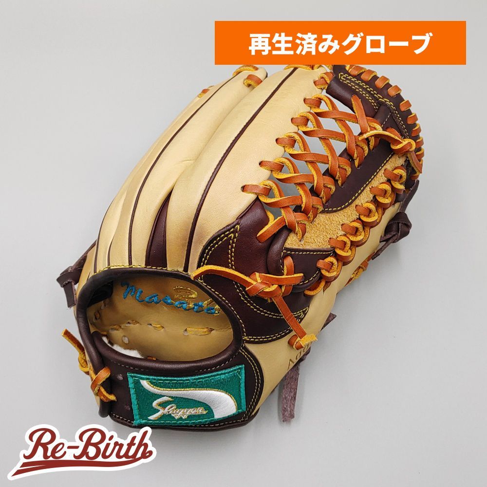 【クリーニング済み 】 スラッガー 軟式グローブ / 内野手用 型付け済み (slugger グラブ)[WE1630]