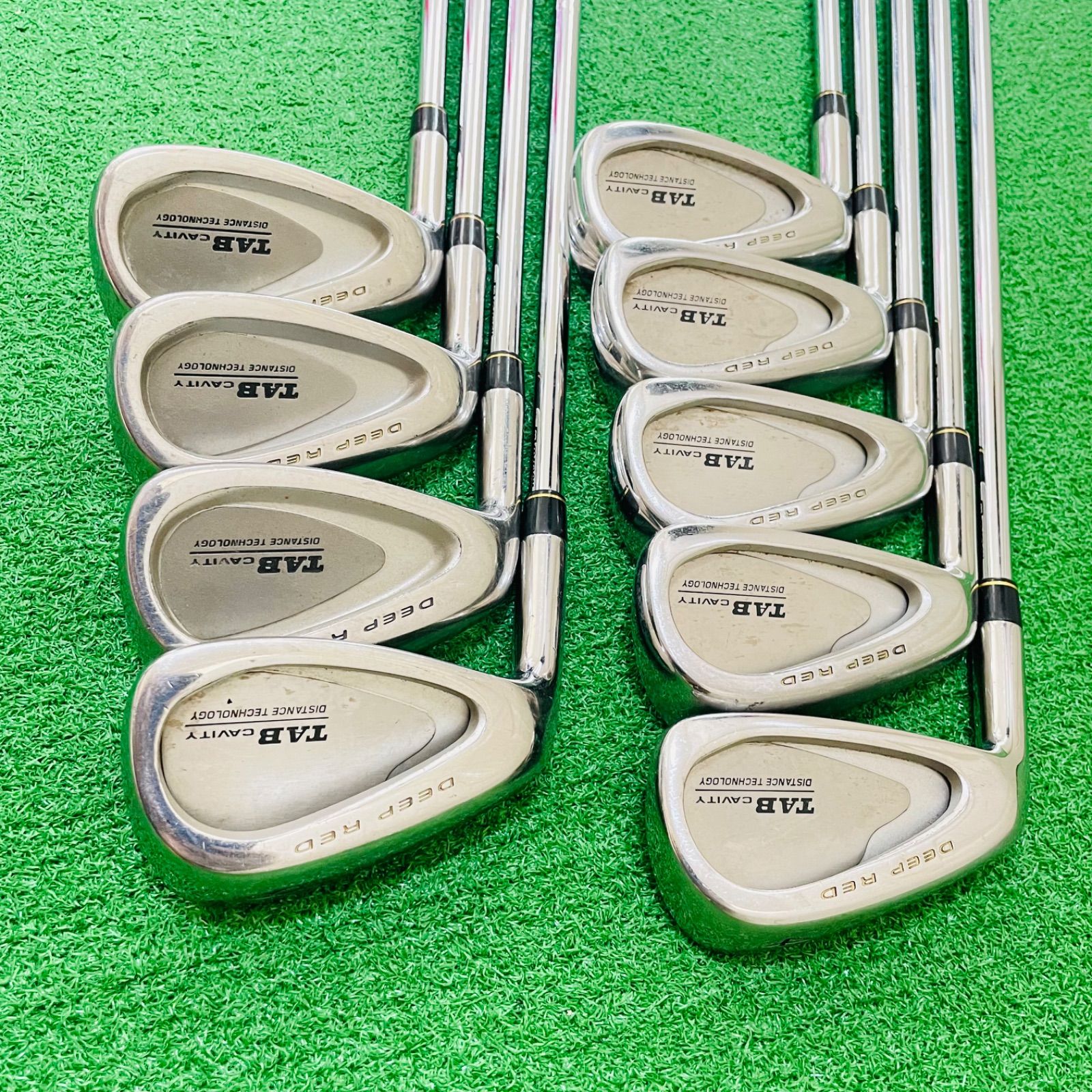 189 Wilson DEEP RED TAB ウィルソン レフティ 左利き アイアン9本