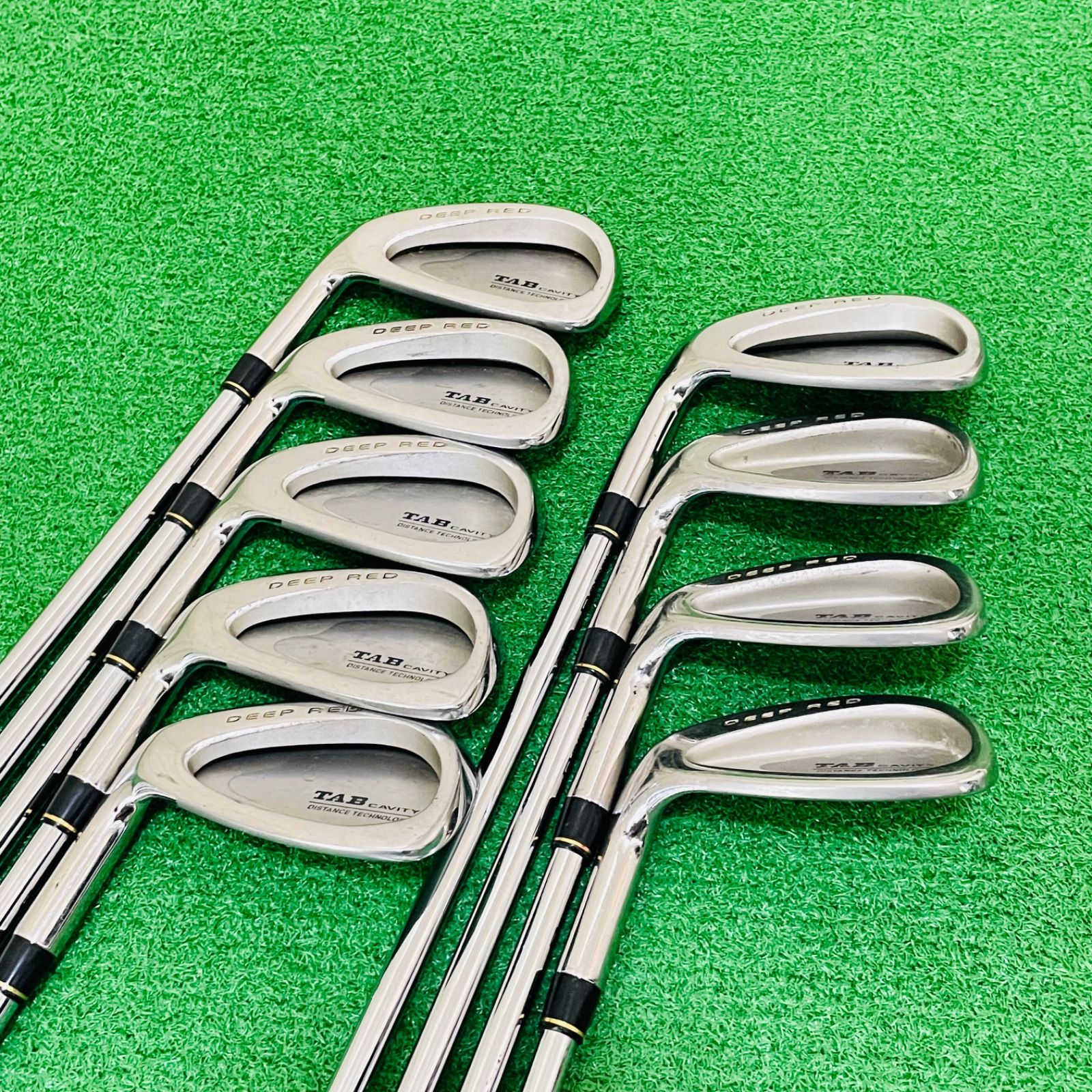 189 Wilson DEEP RED TAB ウィルソン レフティ 左利き アイアン9本