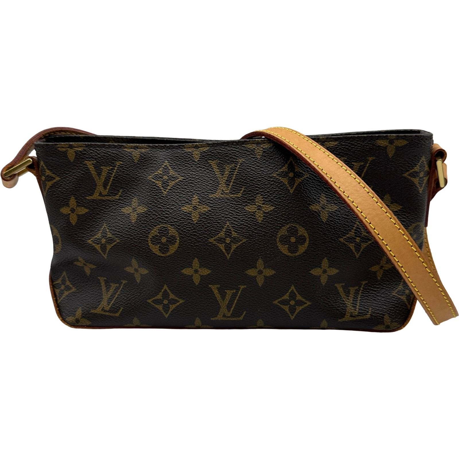 ルイ・ヴィトン LOUIS VUITTON トロター M51240 ブラウン モノグラム・キャンバス レディース ショルダーバッグ