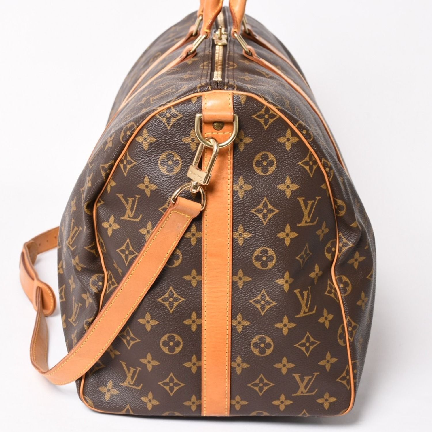 LOUIS VUITTON ルイヴィトン モノグラム キーポルバンドリエール55