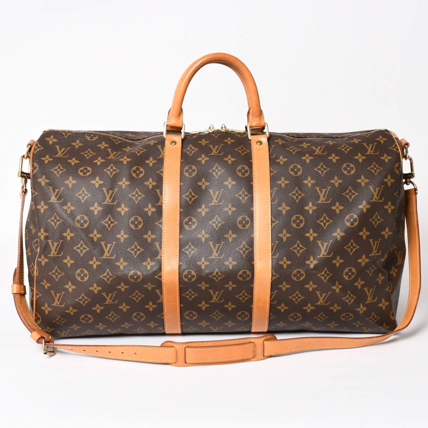 LOUIS VUITTON ルイヴィトン モノグラム キーポルバンドリエール55