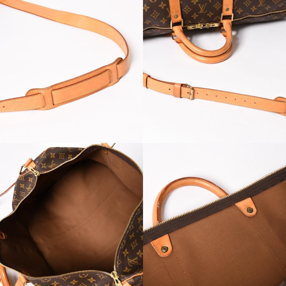 LOUIS VUITTON ルイヴィトン モノグラム キーポルバンドリエール55