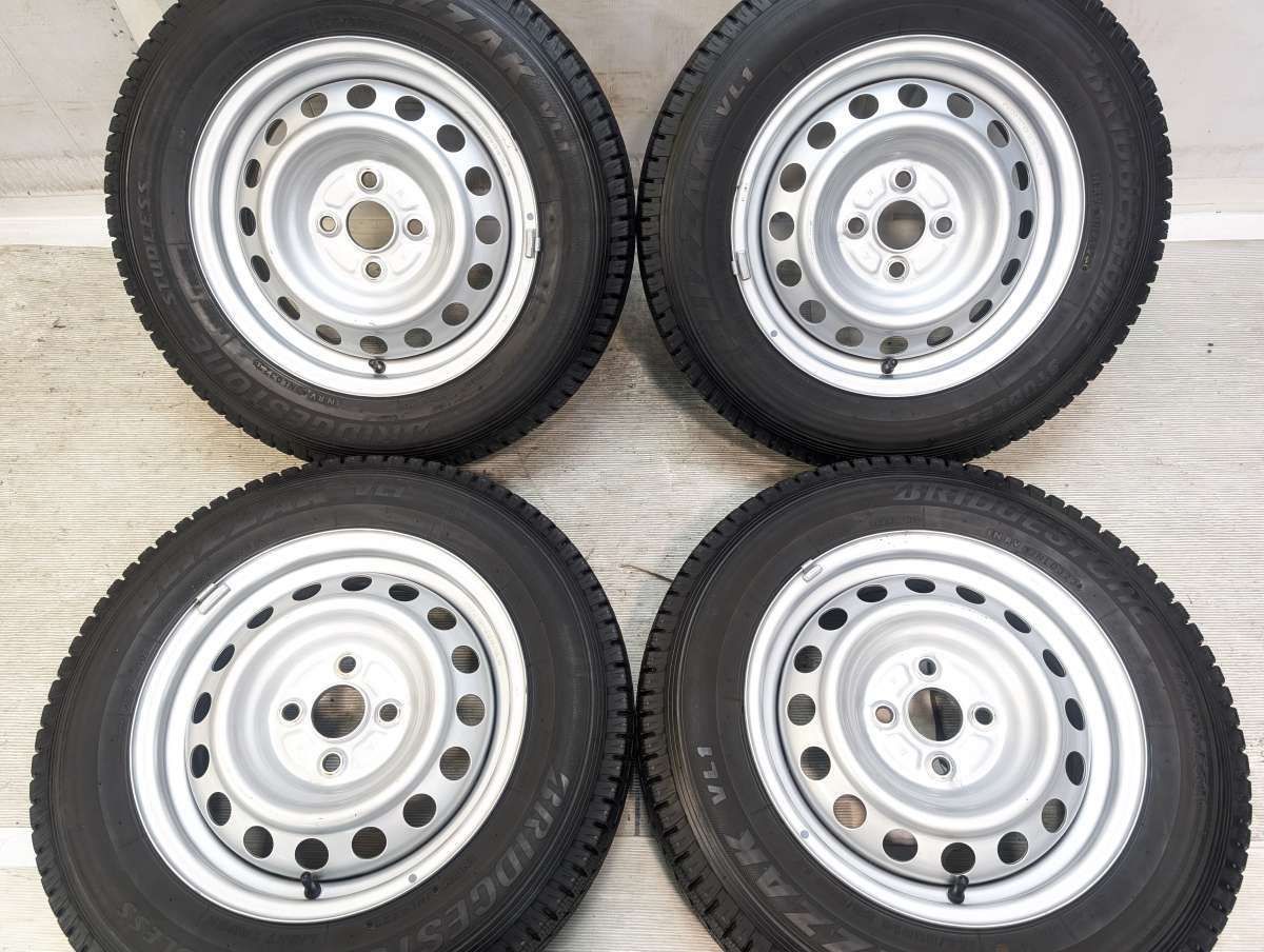 155/80R14 88/86N LT ブリヂストン ブリザック VL1 トヨタ純正 AL 14x5