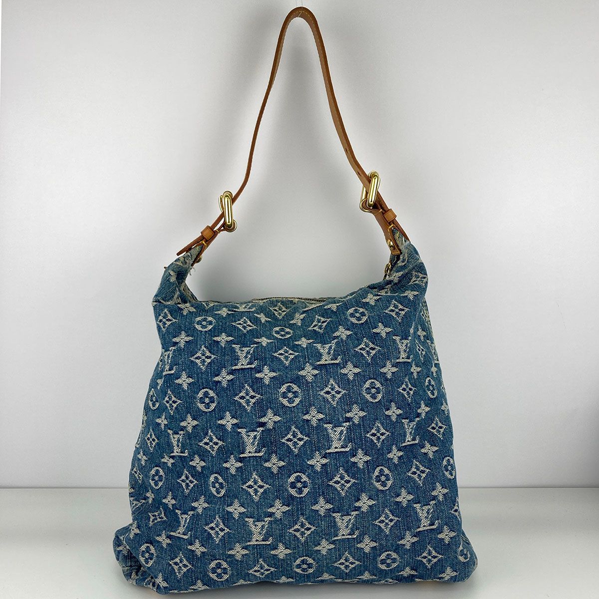 LOUIS VUITTON ルイ・ヴィトン バギーGM デニム ハンドバッグ 2WAY