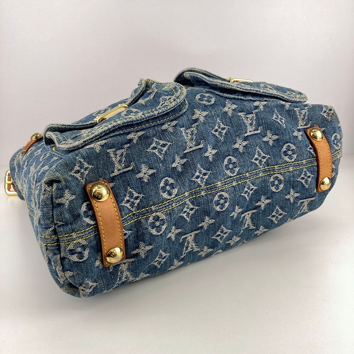 LOUIS VUITTON ルイ・ヴィトン バギーGM デニム ハンドバッグ 2WAY