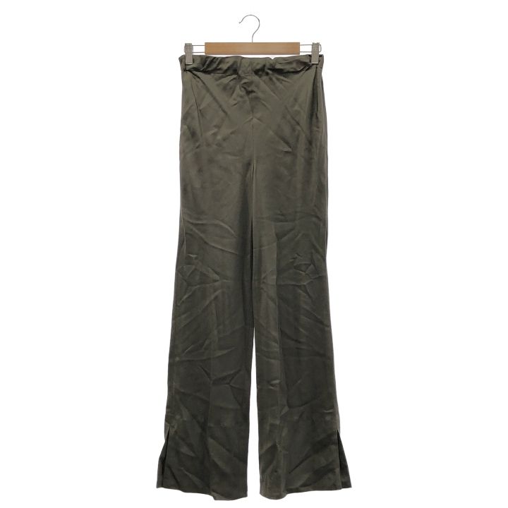 raspail (ラスパイユ) SILK EASY PANTS(SATIN) イージーパンツ RP-123 カーキグレー 36