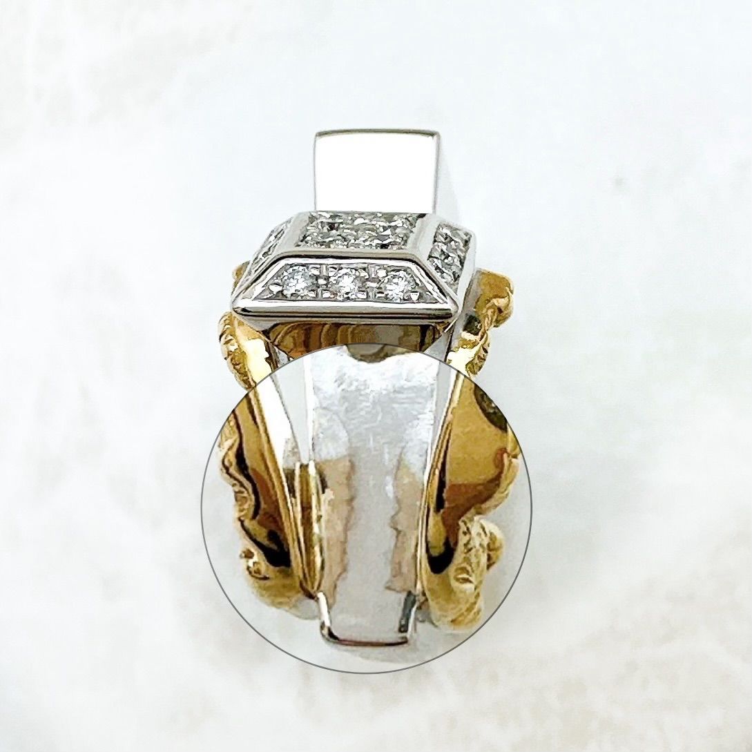 人気🌟福原佐智 ダイヤモンド0.26ct ホワイトゴールド/イエロー