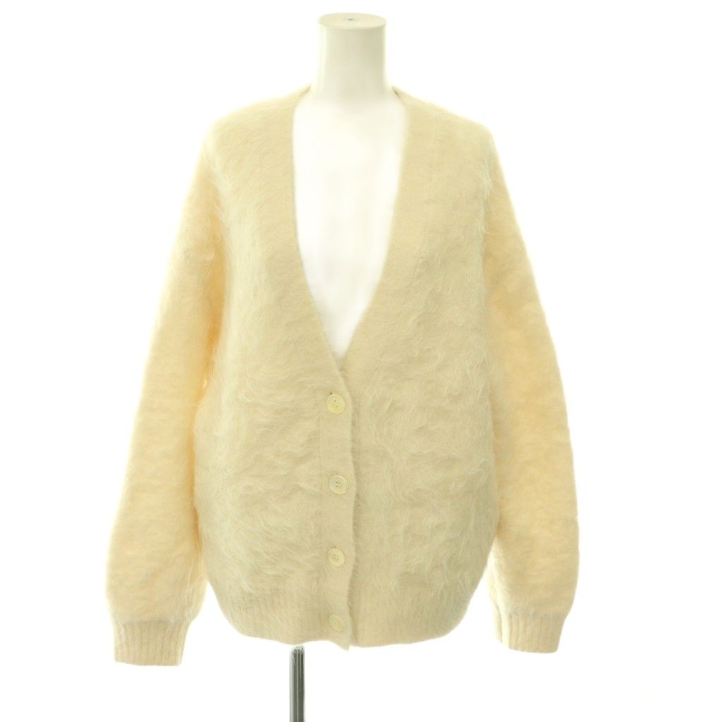 アニュアンス anuans 24AW USAGI ONLINE限定カラー スーリーアルパカニットカーディガン 長袖 F アイボリー /NR ■OS