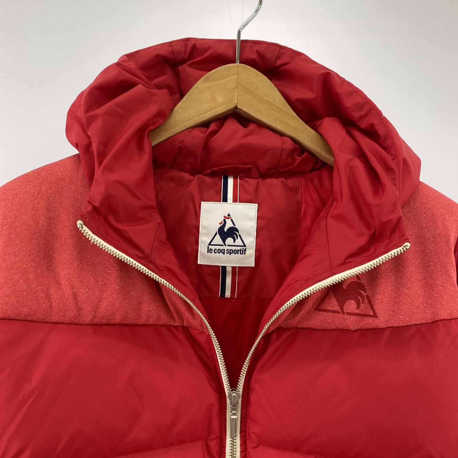 le coq sportif ルコックスポルティフダウンジャケット sizeL/レッド